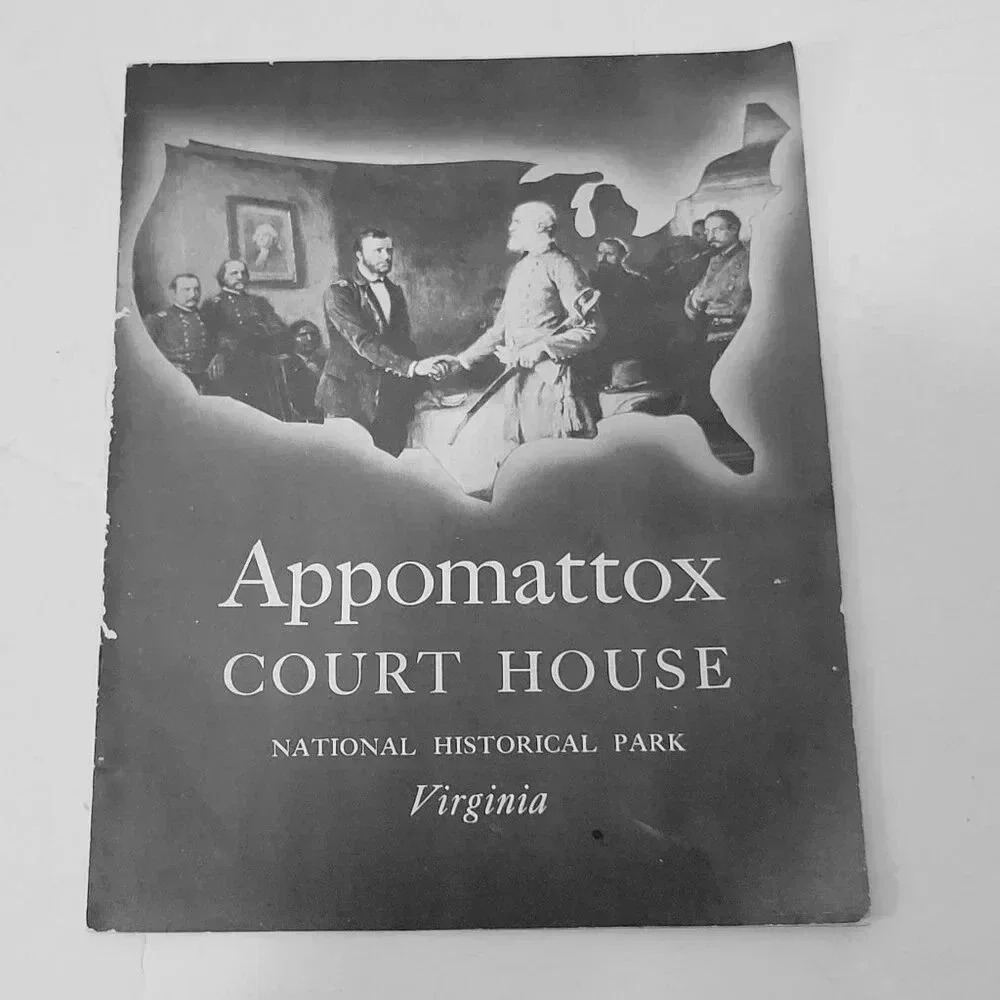 Appomattox Court House Brochure Virginia National Historical Park Vintage 1961